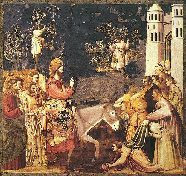 Giotto di Bondone - Wjazd do Jerozolimy